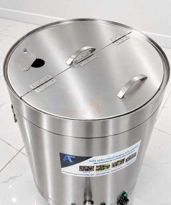 Nồi nấu phở đế tròn 100 lít Atlantis AL18100M basic