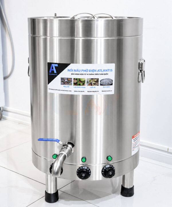 Nồi nấu phở đế tròn 100 lít Atlantis AL18100M basic