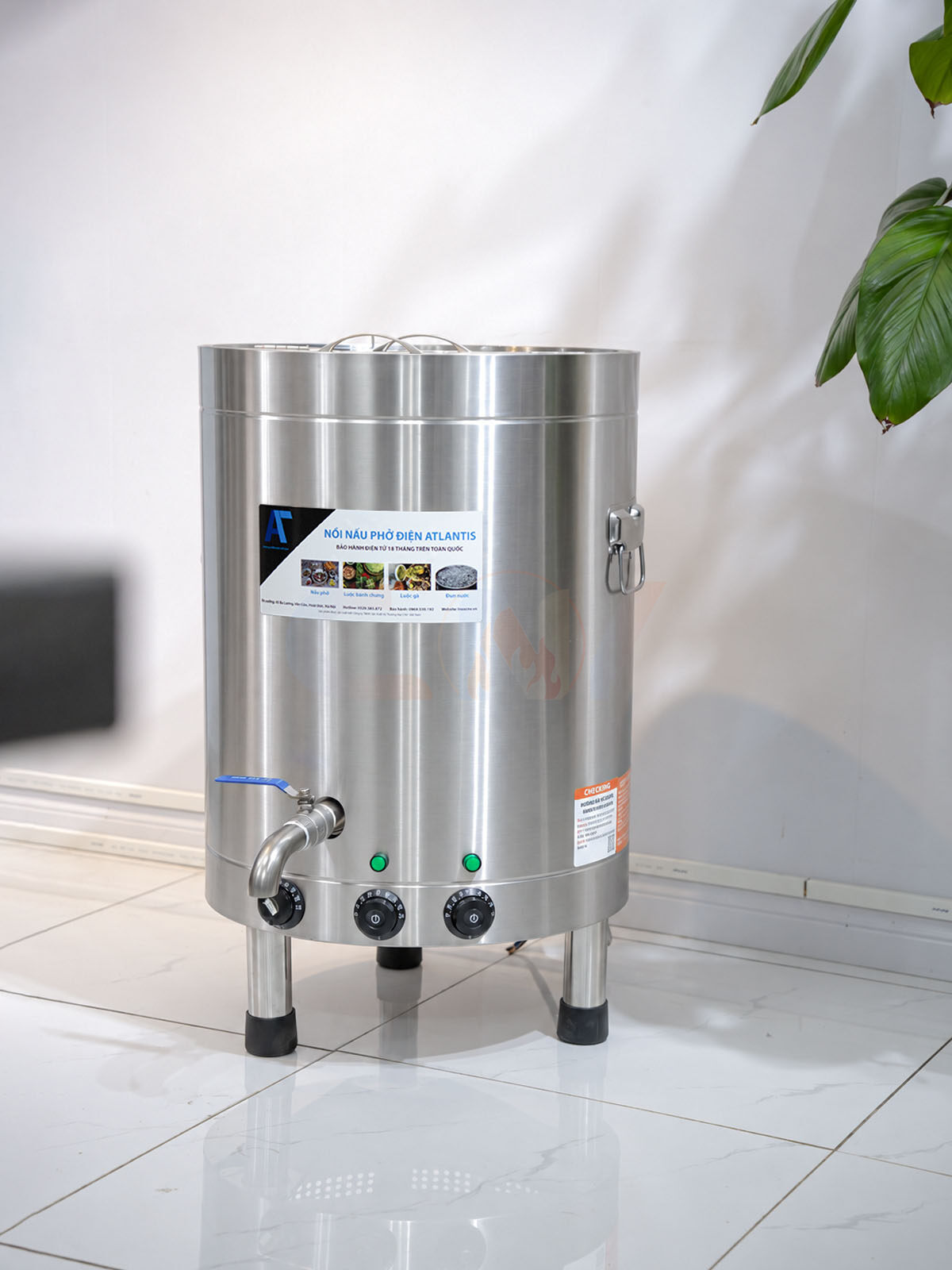Nồi nấu phở 70 lít mâm nhiệt Atlantis Ames – AL18670M 3 Nồi nấu phở đế tròn 70 lít Atlantis AL18070M basic 2