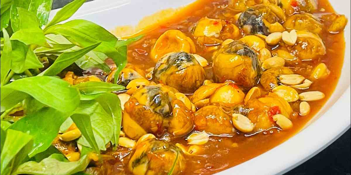 Cách làm món trứng cút lộn xào me