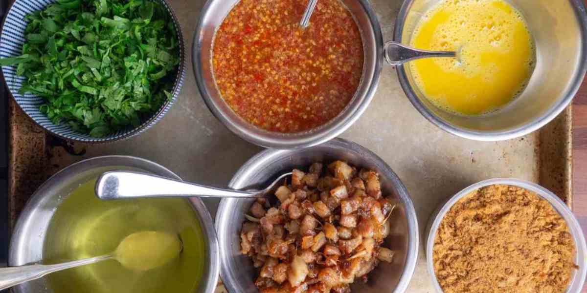 Nguyên liệu làm bánh tráng nướng