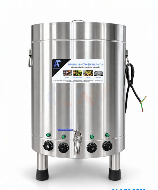 Nồi nấu phở đế tròn 160 lít Atlantis AL18160 basic