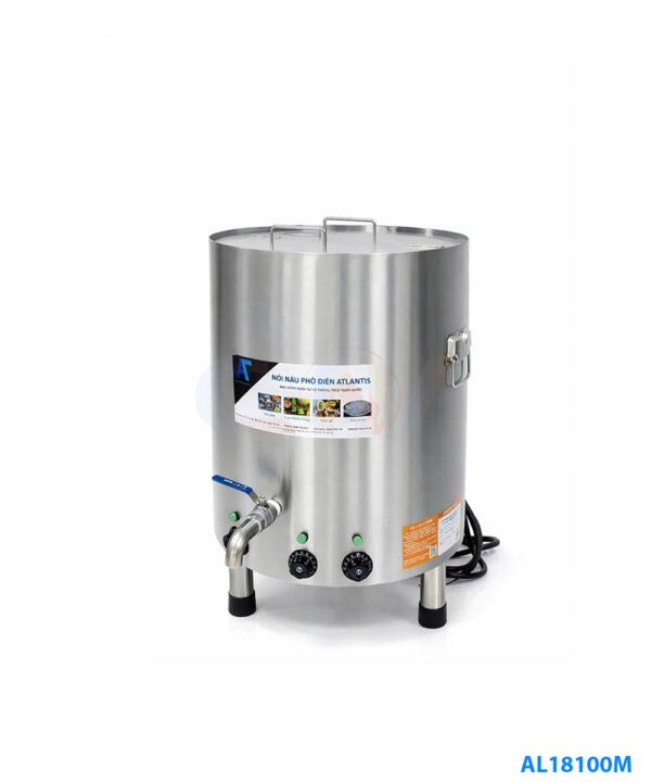 Nồi điện 100 lít Atlantis Basic đế tròn AL18100M