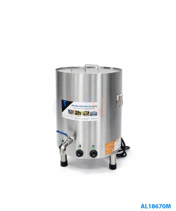 Nồi điện 70 lít Atlantis Basic đế tròn AL18670M