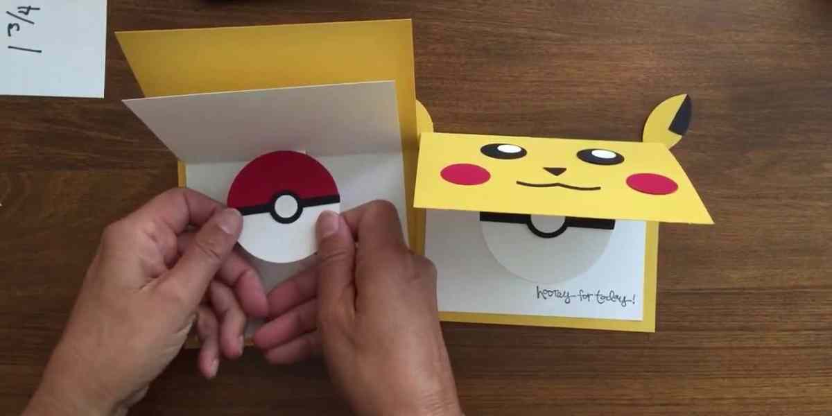 Cách làm thiệp sinh nhật Pokemon