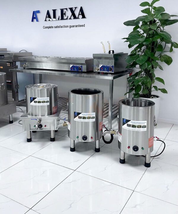 Nồi nấu phở 30 lít Atlantis Square đế vuông mâm nhiệt AL18630S 13 bo noi trung 20 30 lit mam nhiet atlantis