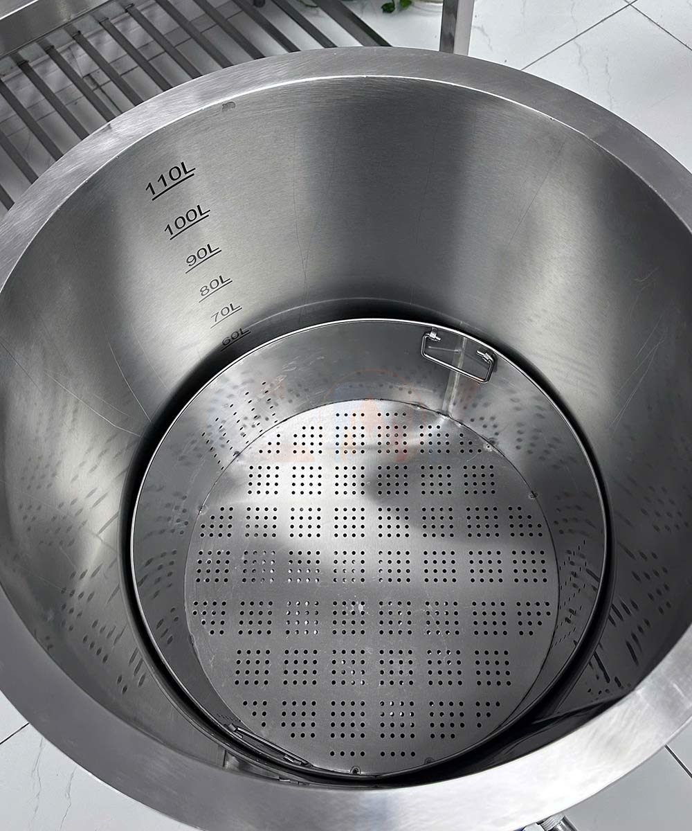 Nồi nấu phở điện 120 lít Atlantis Square đế vuông mâm nhiệt AL18120S 5 gio ninh xuong noi dien mam nhiet atlantis