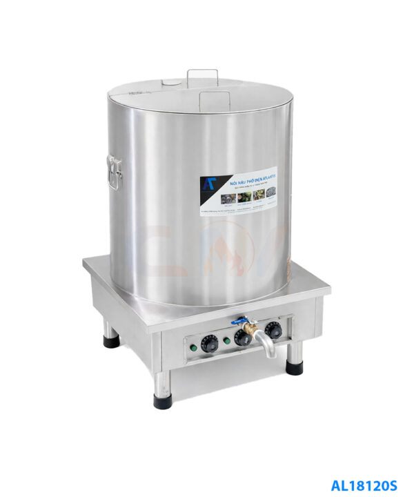 Nồi nấu phở điện Atlantis 120 lít Square
