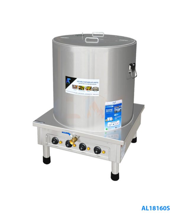 Nồi nấu phở điện Atlantis 160 lít mâm nhiệt