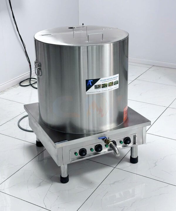 Nồi nấu phở 160 lít Atlantis Square đế vuông mâm nhiệt AL18160S 9 noi nau pho mam nhiet 160 lit atlantis