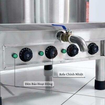 Nồi nấu phở 160 lít Atlantis Square đế vuông mâm nhiệt AL18160S 20 Nồi nấu phở 160 lít Atlantis Square đế vuông mâm nhiệt