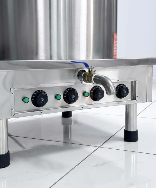 Nồi nấu phở 160 lít Atlantis Square đế vuông mâm nhiệt AL18160S 13 ro le noi dien mam nhiet atlantis