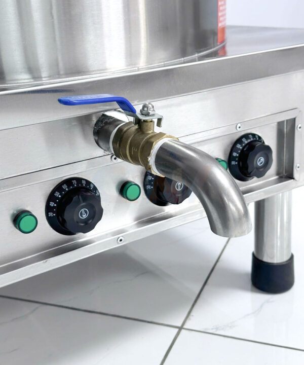 Nồi nấu phở 160 lít Atlantis Square đế vuông mâm nhiệt AL18160S 15 van xa noi 160 lit atlantis