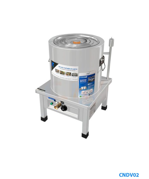 Nồi nấu cháo dầu 50 lít inox 304