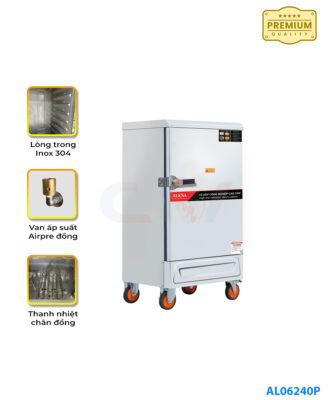 Tủ nấu cơm Alexa 6 khay điện Premium AL06240P