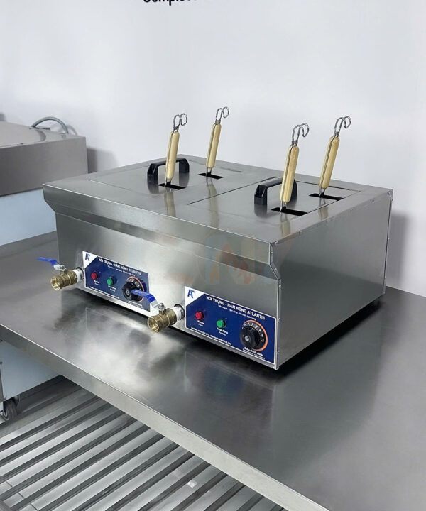 Bếp trụng bún 2 ngăn 4 giỏ trụng