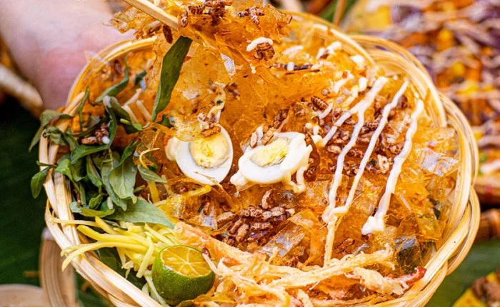 bánh tráng trộn