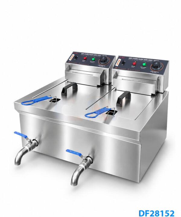 Bếp chiên đôi ngập dầu 15Lx2 CNV - DF28152